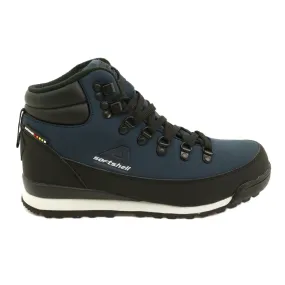 American Club Bottes d'hiver de trekking américaines avec membrane WT61.Bleu marine le noir