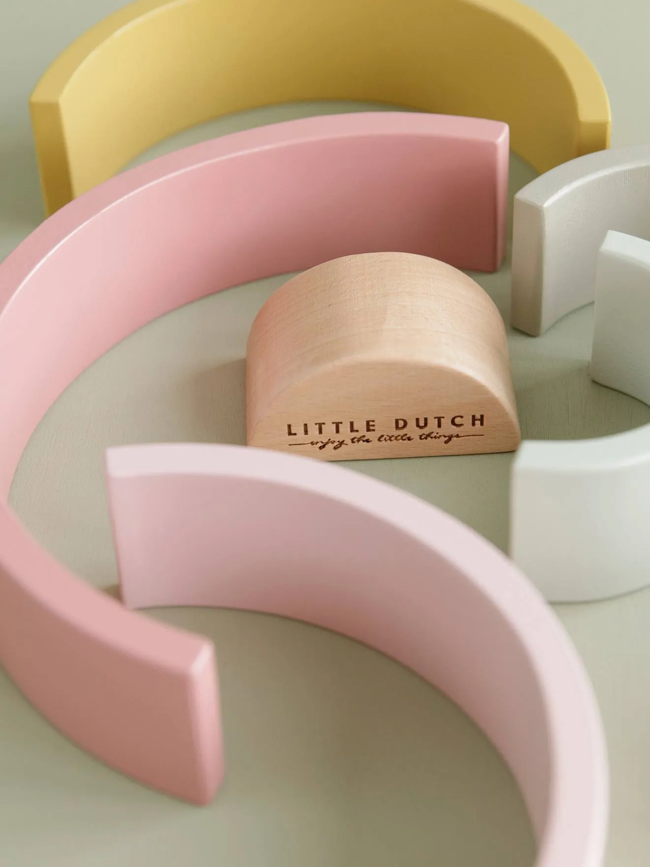 Arc en Ciel en bois - LITTLE DUTCH rose - Little Dutch