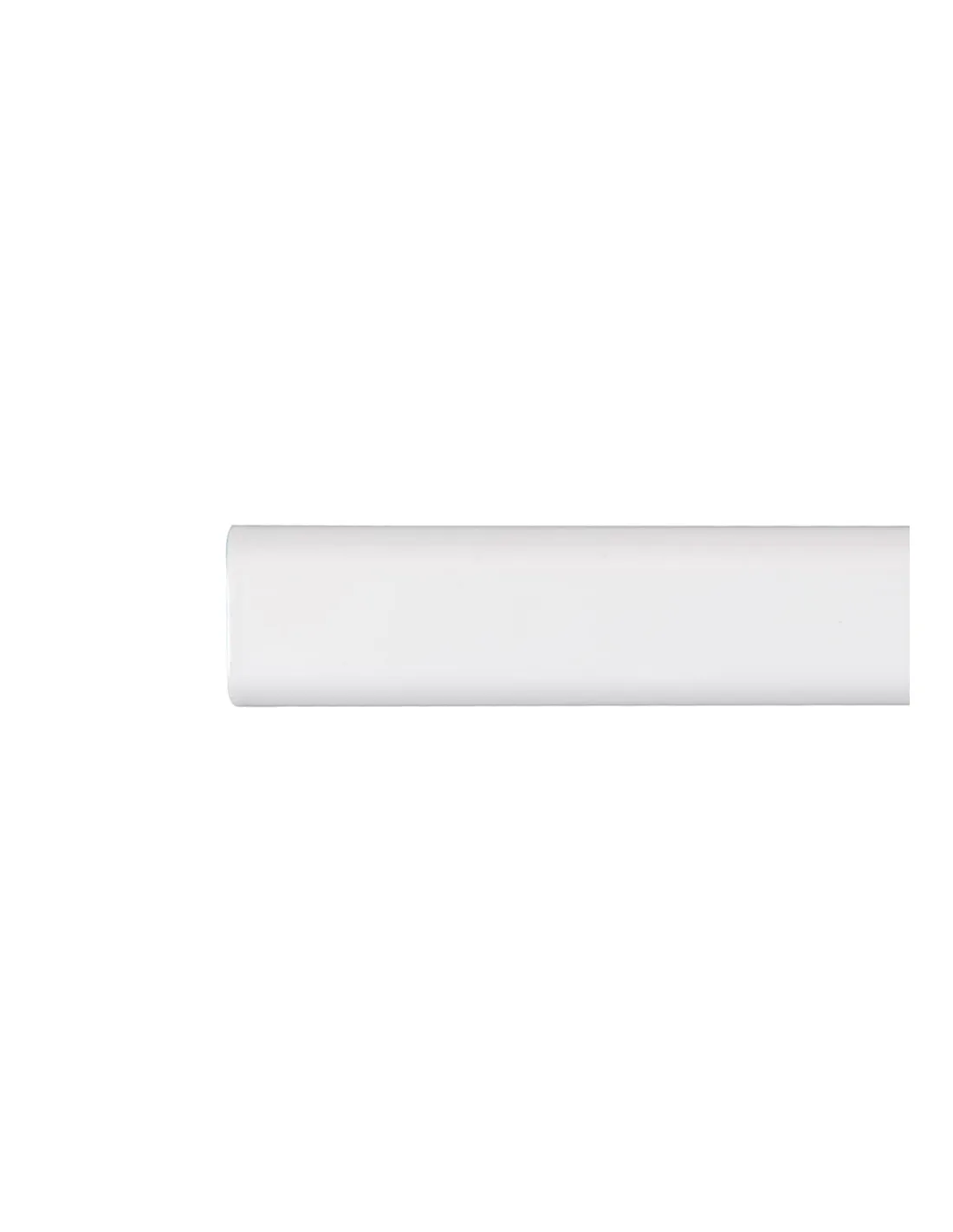 Barre De Placard Ovale En Métal Blanc 200cm Stor Planet