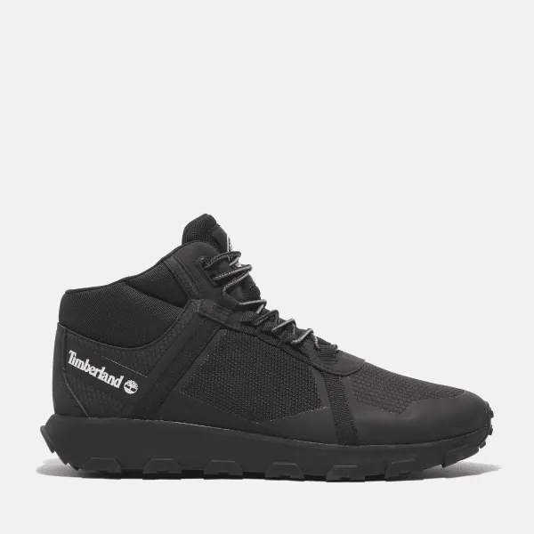 Basket à lacets Winsor pour homme en noir