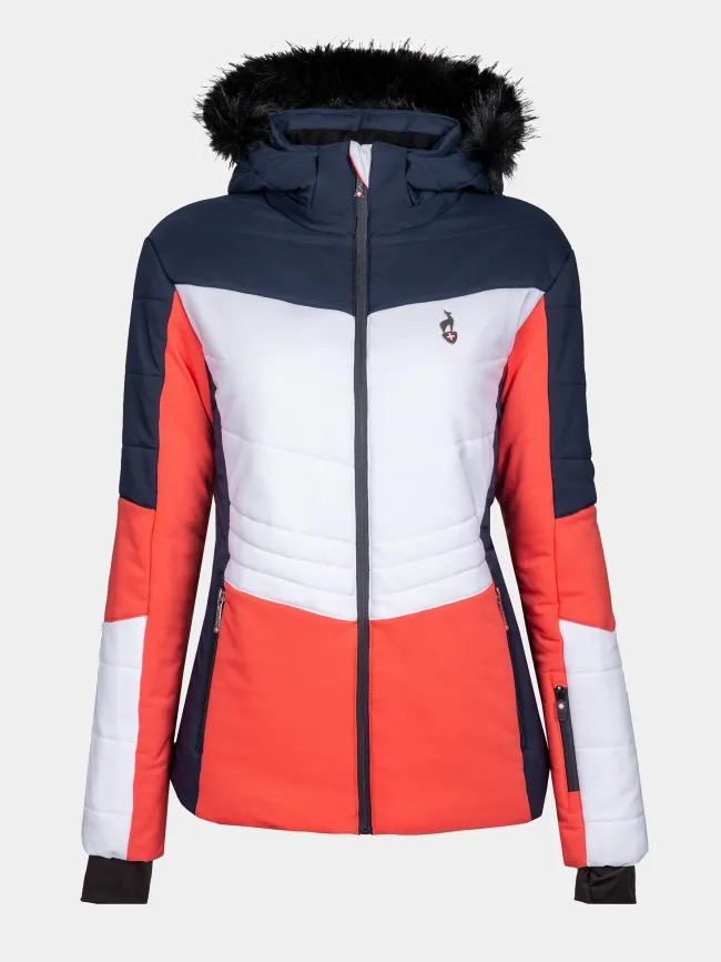 Blouson de ski grenadine multicolore femme - Aulp | wimod