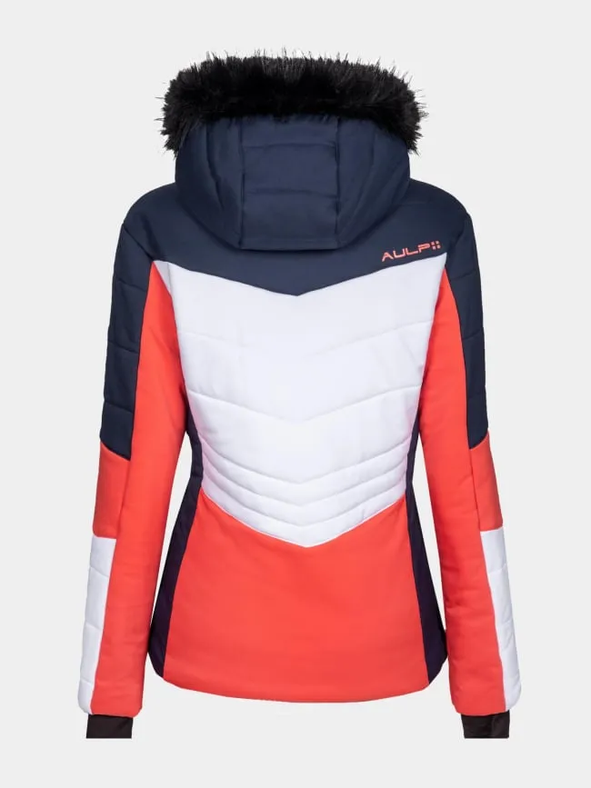 Blouson de ski grenadine multicolore femme - Aulp | wimod