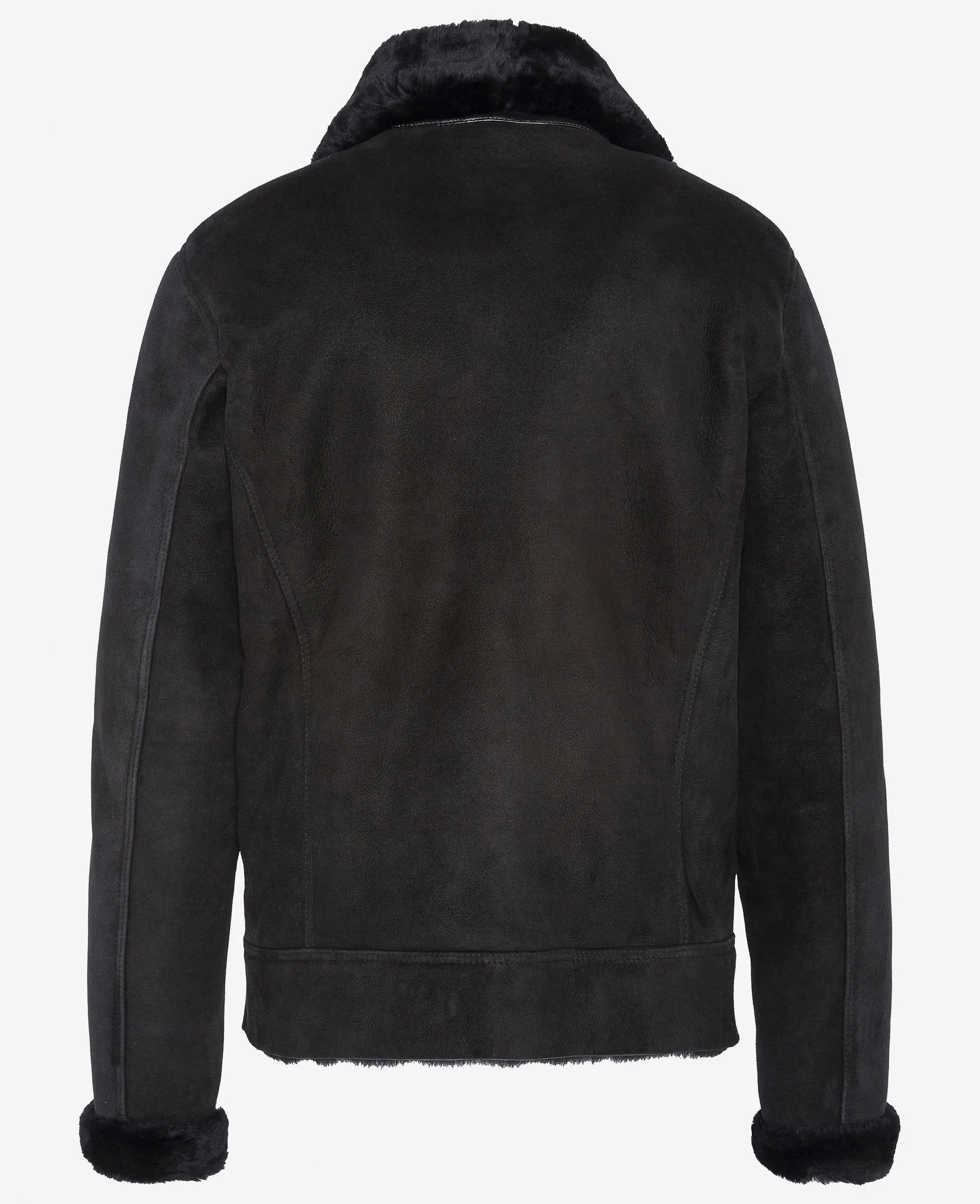 Blouson rétro suédé, cuir de mouton