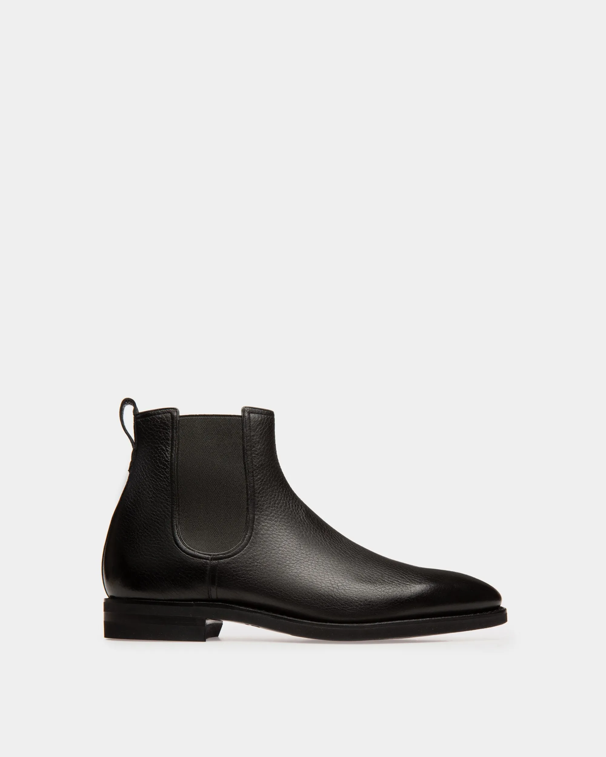 Botte Scavone Pour Homme En Cuir Noir