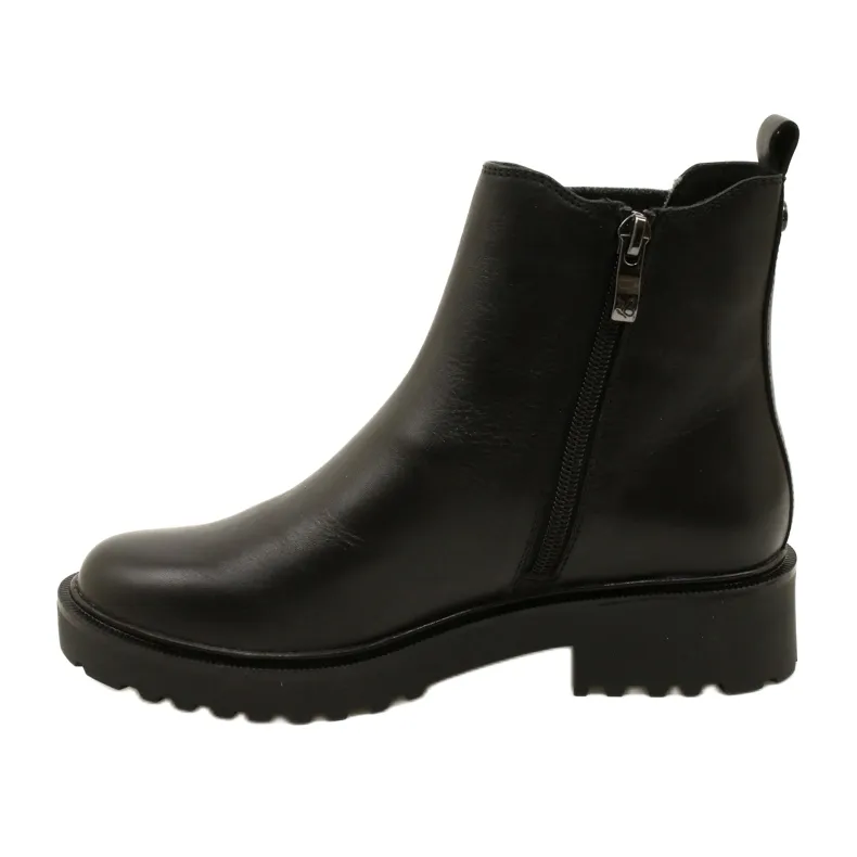 Bottes Caprice pour femmes sur un fond plus épais 9-25419-41 022 Noir le noir