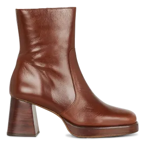 BOTTINES à TALONS EN CUIR BRIGAND - JONAK pour FEMME | Printemps