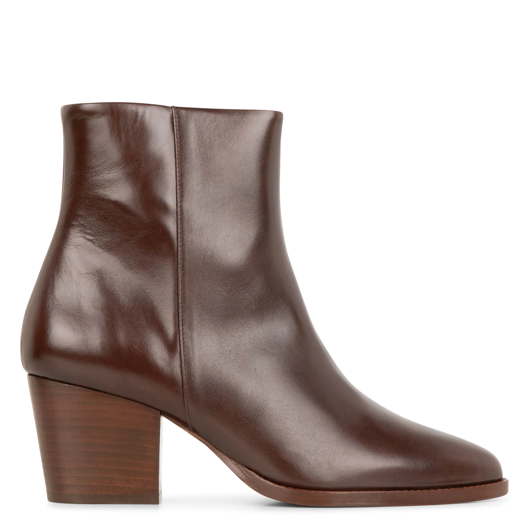 BOTTINES à TALONS EN CUIR N700 - RIVECOUR pour FEMME | Printemps