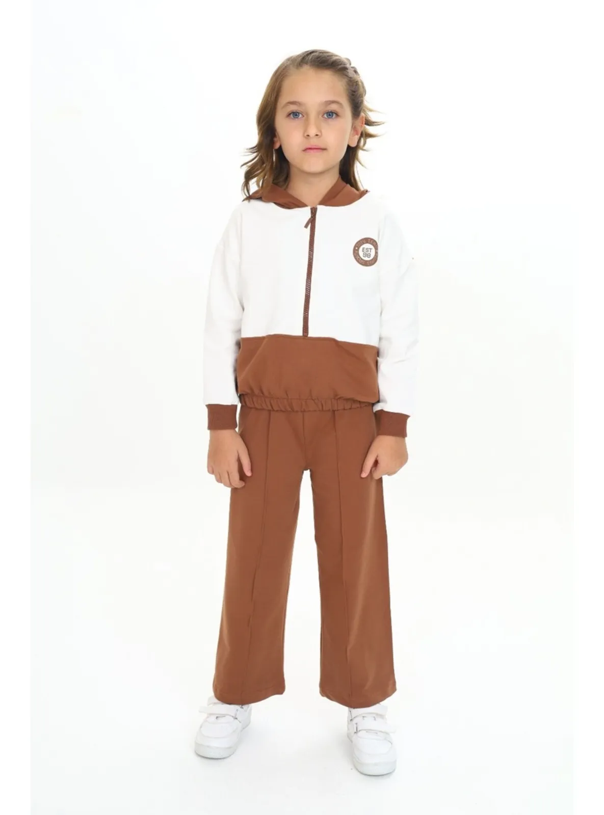 Brown - Girls` Sweatpants