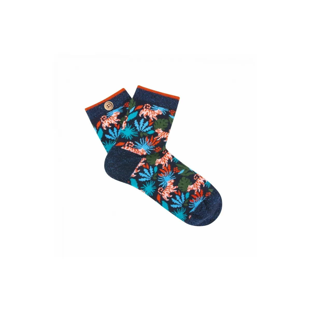 Cabaia - Chaussettes femme motifs jungle