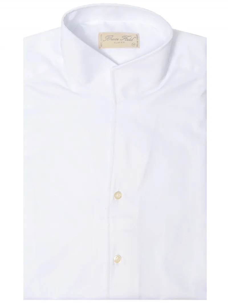 Chemise Aldo coupe droite à col montant en pur coton Palma