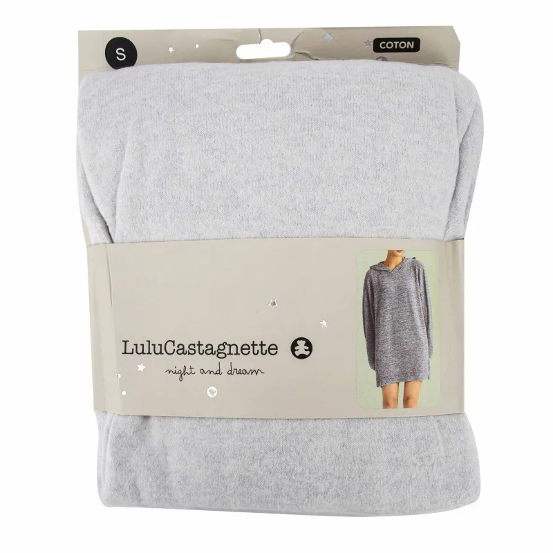 Chemise de nuit manches longues à capuche Femme LULU CASTAGNETTE à