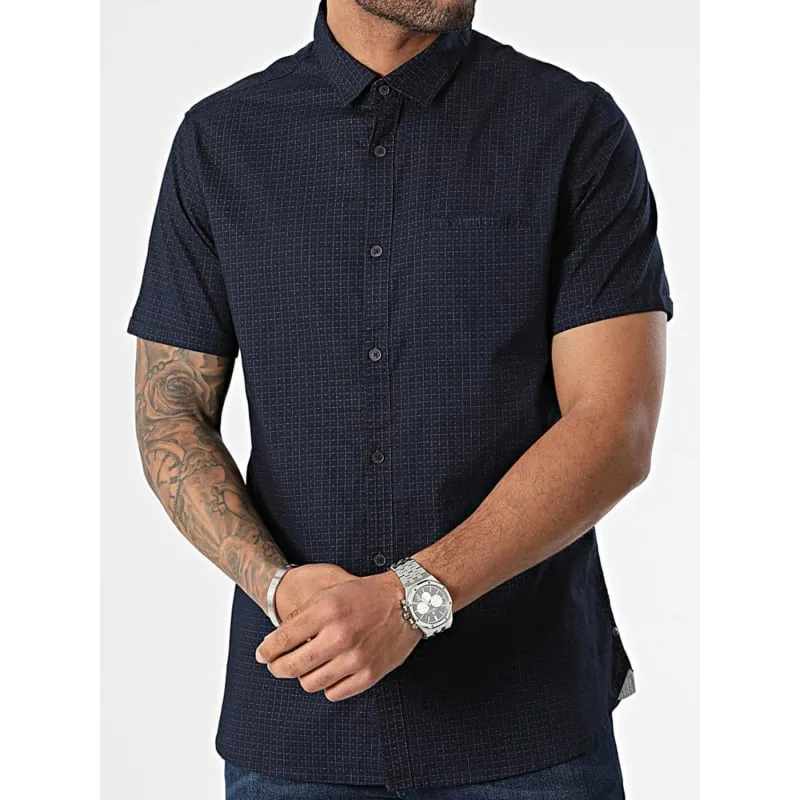 Chemise à fleurs hawaienne bleu marine homme - Superdry | wimod