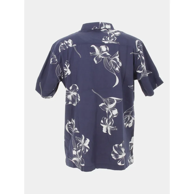 Chemise à fleurs hawaienne bleu marine homme - Superdry | wimod