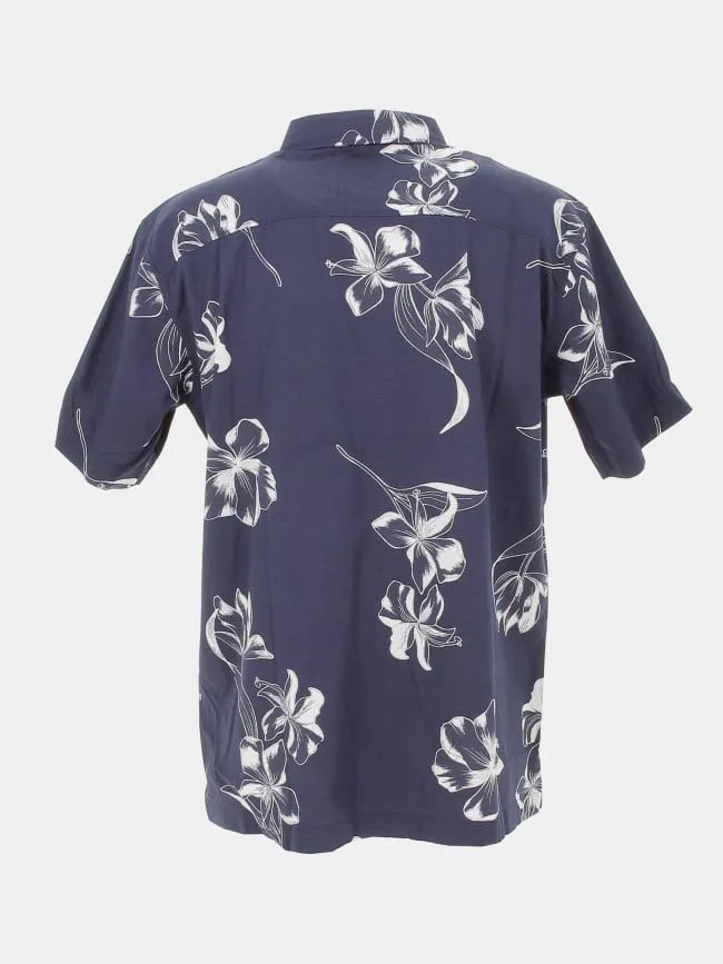 Chemise à fleurs hawaienne bleu marine homme - Superdry | wimod