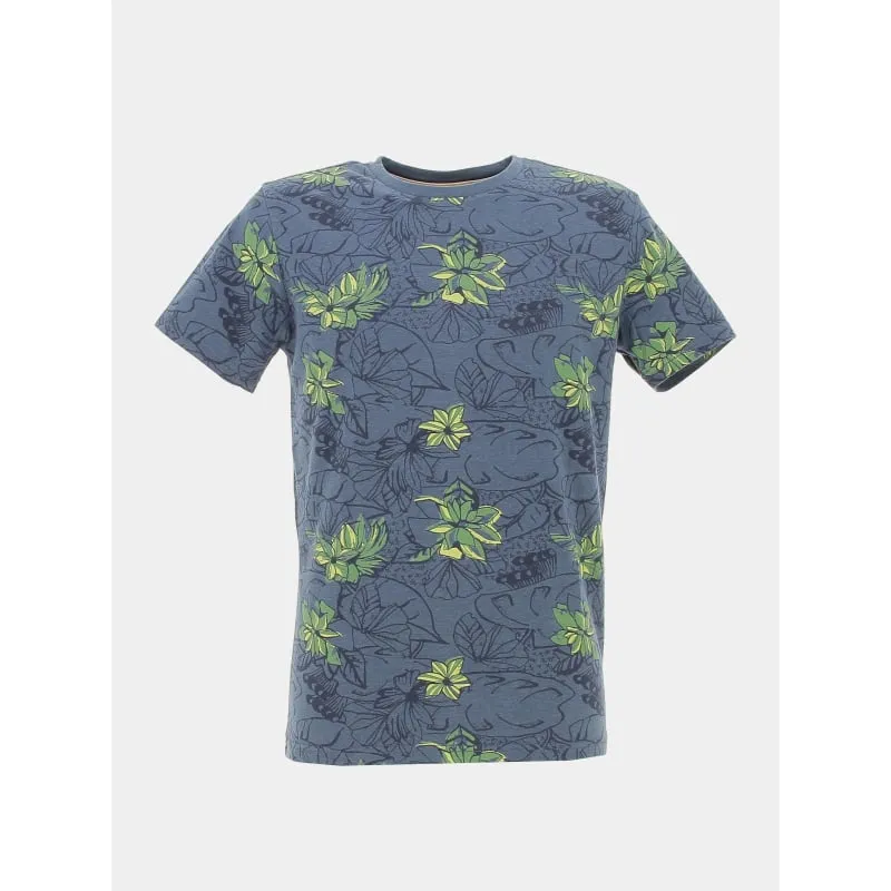 Chemise à fleurs hawaienne bleu marine homme - Superdry | wimod