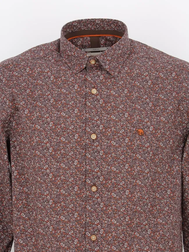 Chemise à fleurs los bordeaux homme - Benson & Cherry | wimod