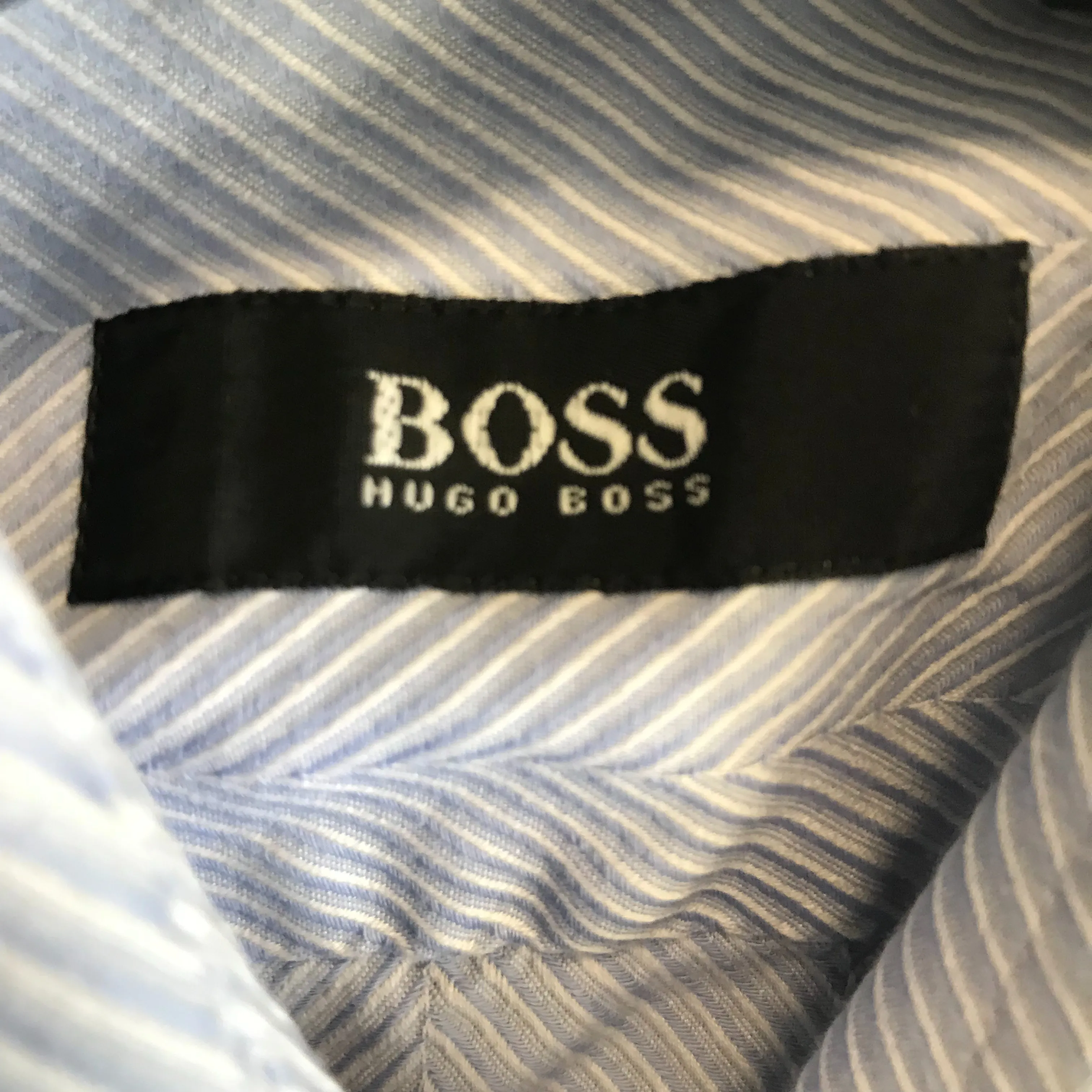 Chemise à motifs chevrons - Hugo Boss - 42