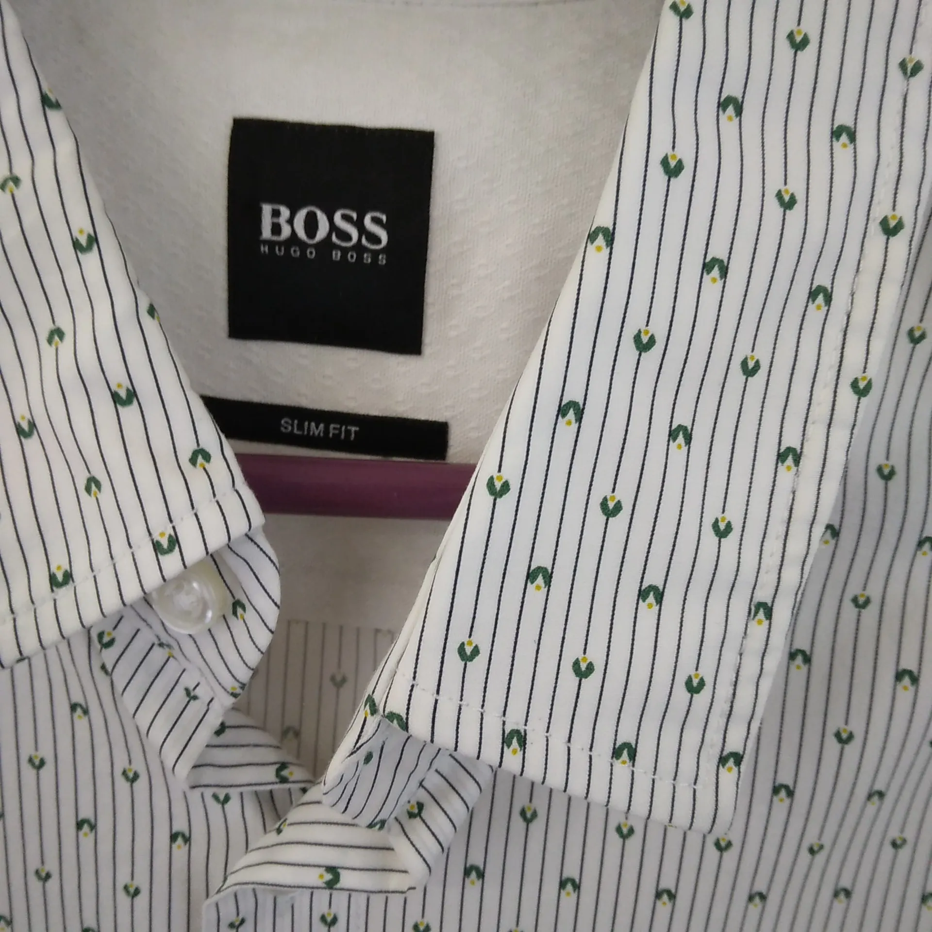 Chemise à motifs Hugo Boss