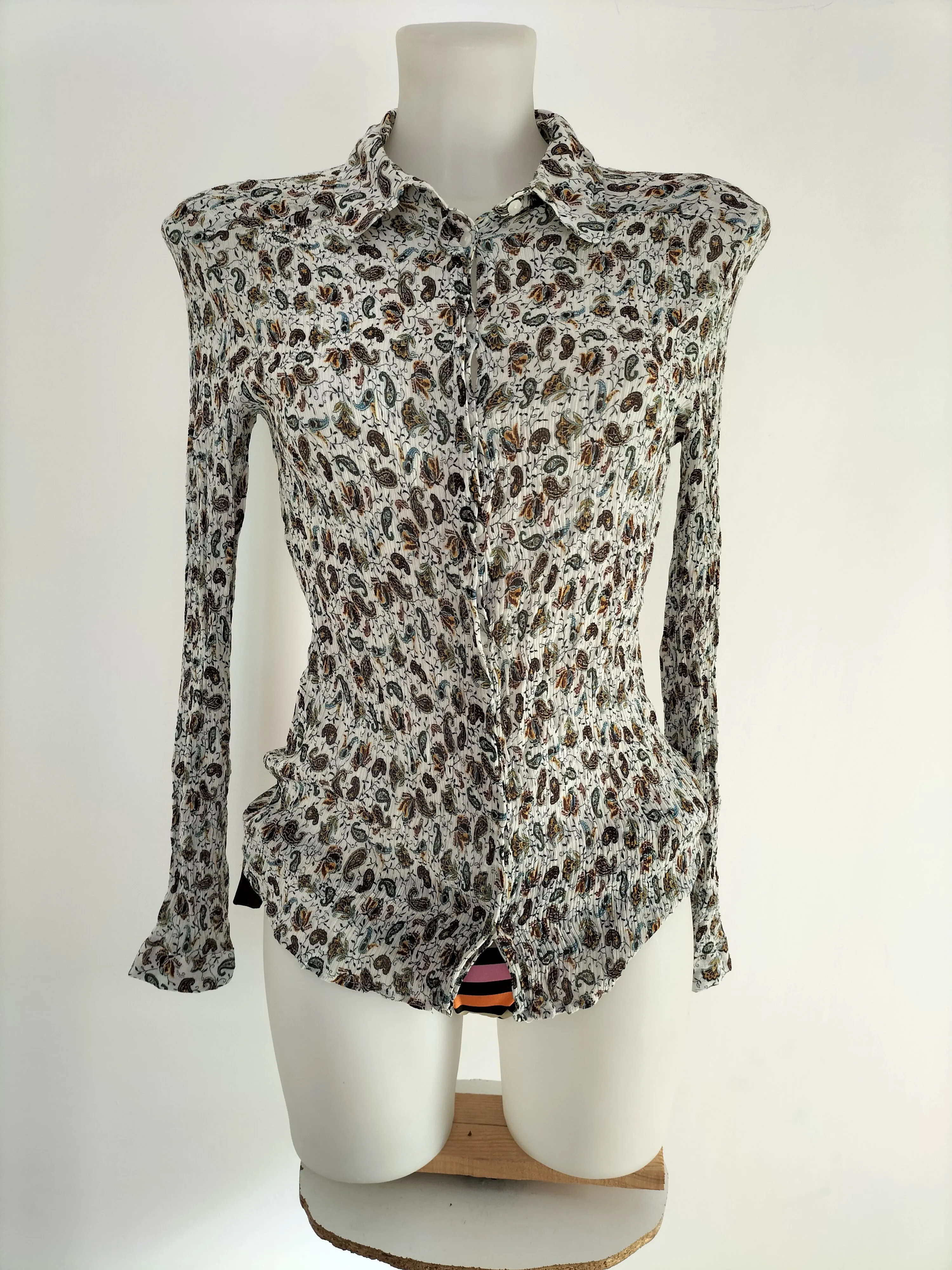 Chemisier en soie et viscose - Caroll - T. 42