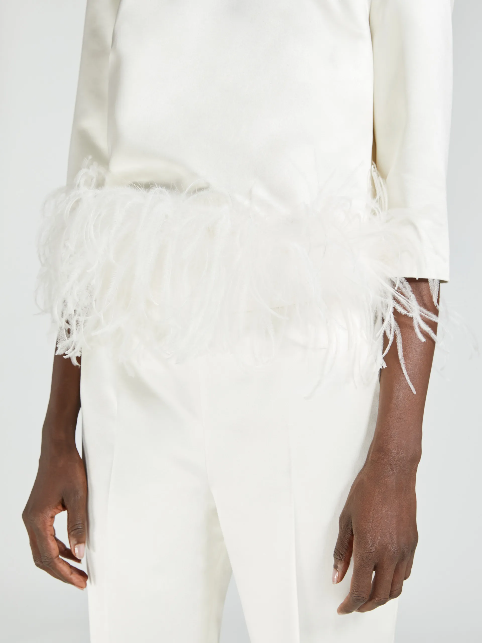 Chemisier en soie et viscose