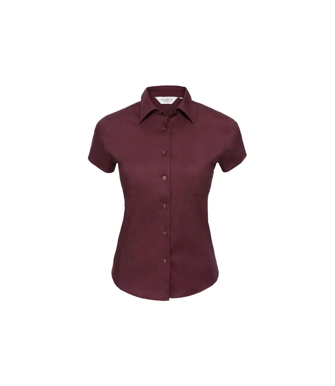 Chemisier femme bordeaux sombre Russell Collection