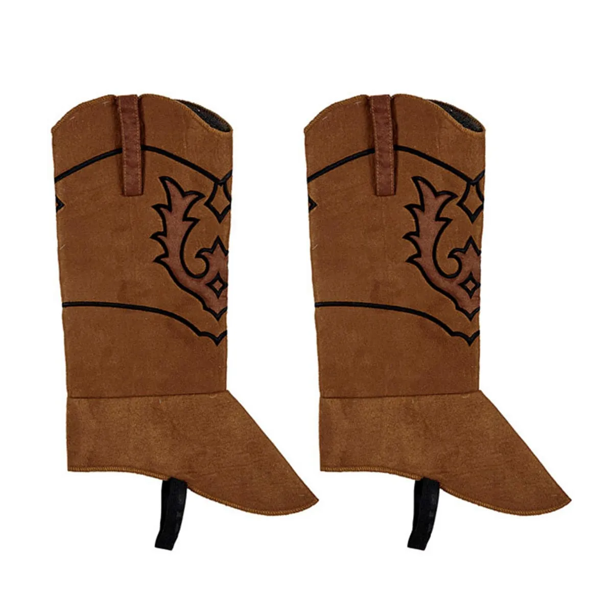 Couvre-Bottes de Cow-Boy en Daim (paire)