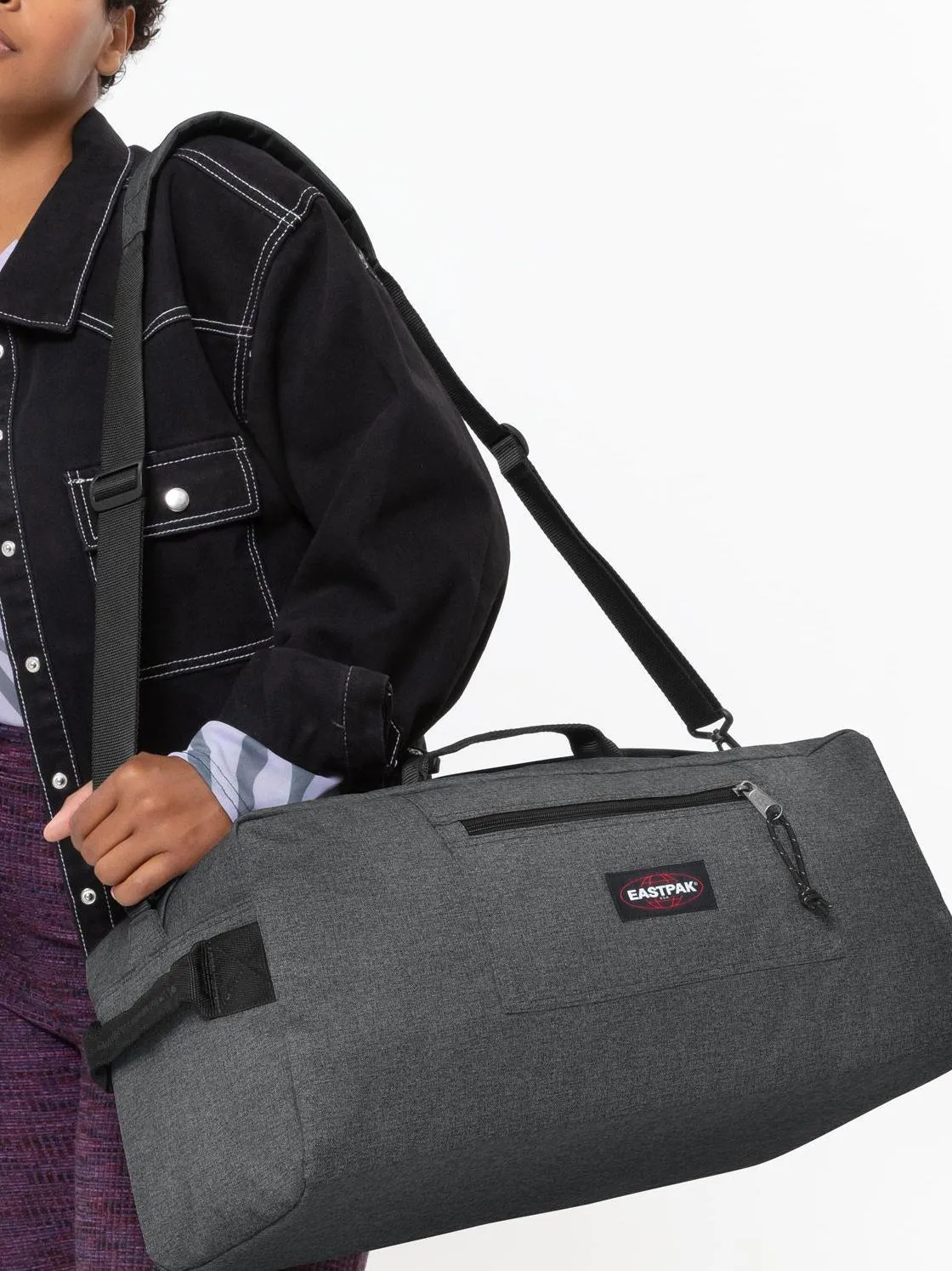 Eastpak Duffl'r M Sac De Voyage Avec Bandoulière Blackdenim - Achetez À Prix Outlet!