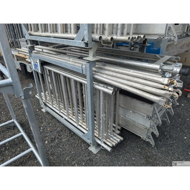 Echafaudage roulant ALU Docker 85 -2.54m - Version EXMDS hauteur 8.90m + container 