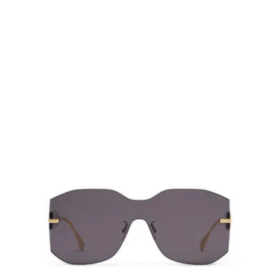 Fendigraphy - Lunettes de soleil masque noires | Fendi