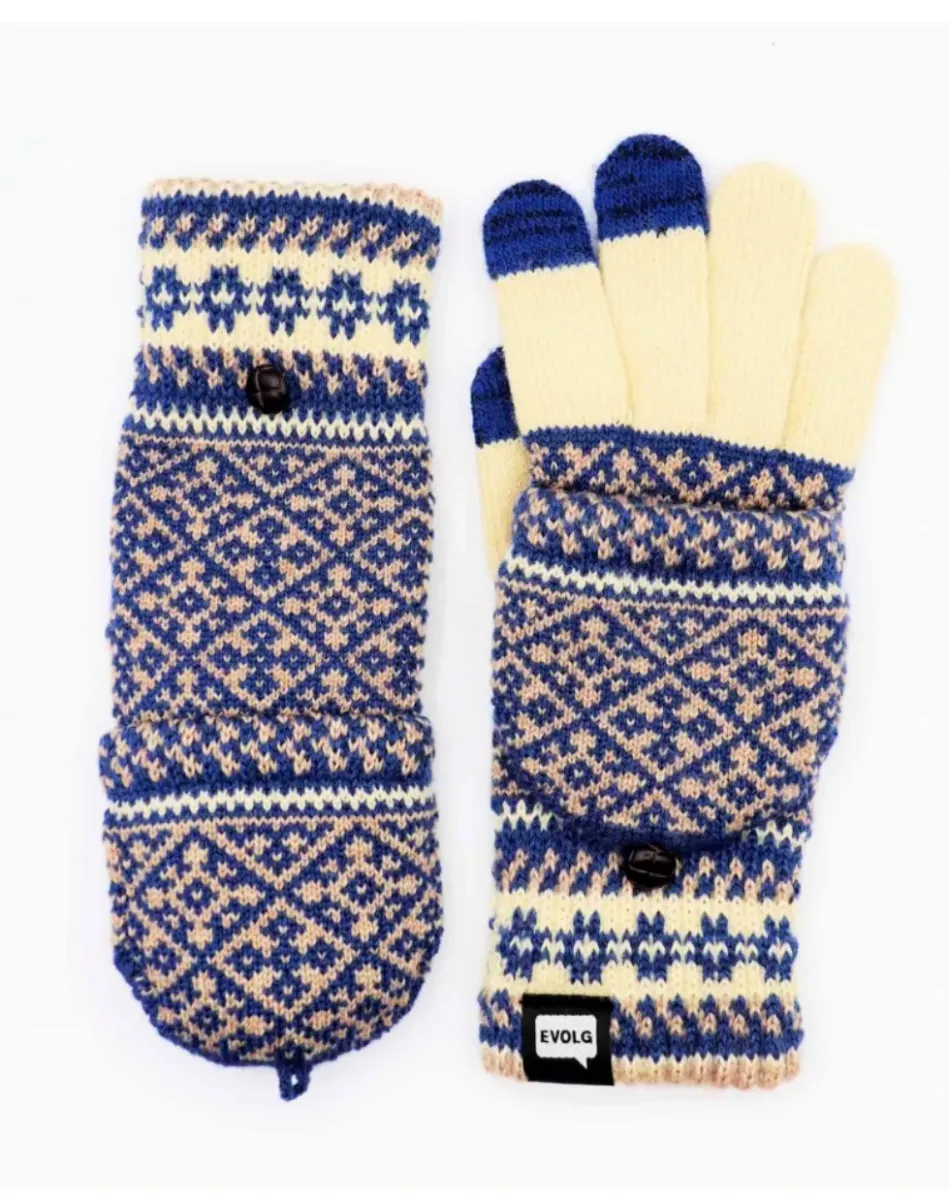 Gants tactiles / Moufles maille adulte - MIT - EVOLG
