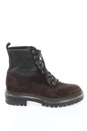 Gianvito rossi Bottes à lacets brun style décontracté