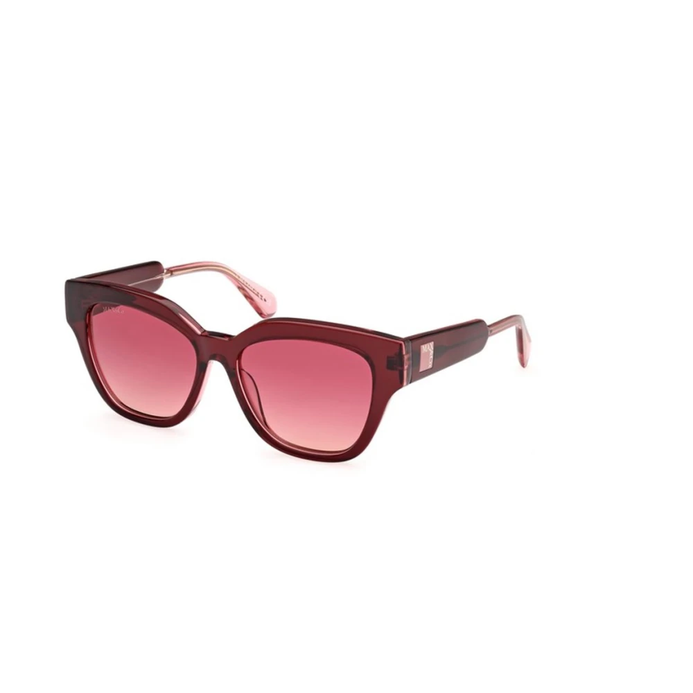 Gradient Bordeaux Lunettes de soleil rouges