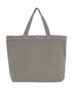 Grand sac cabas en toile - CA-4631 LCS - gris naturel 