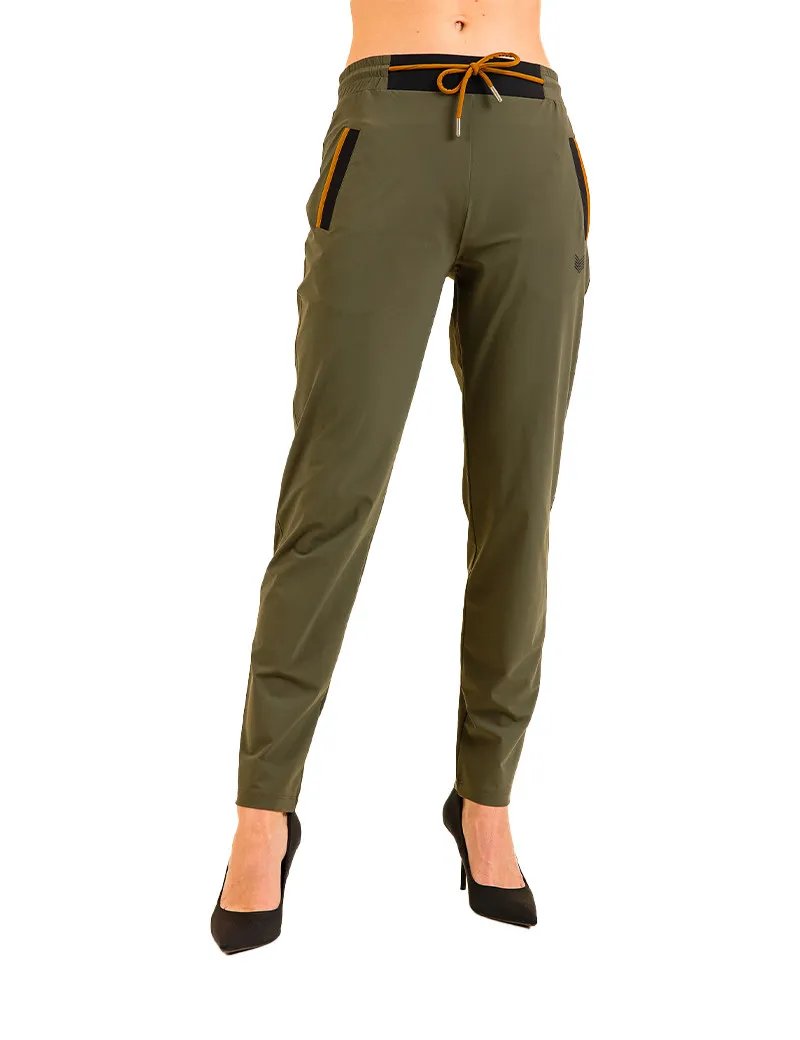 HBT - GREEN PEAKS | Jimmy Pantalon Femme Kaki