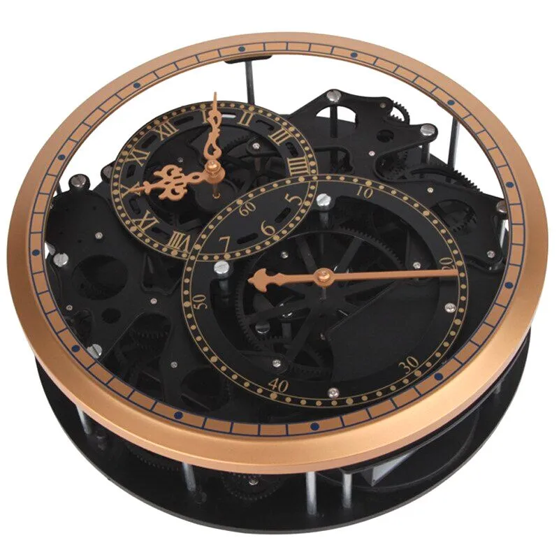 Horloge Steampunk Engrenage Tournant