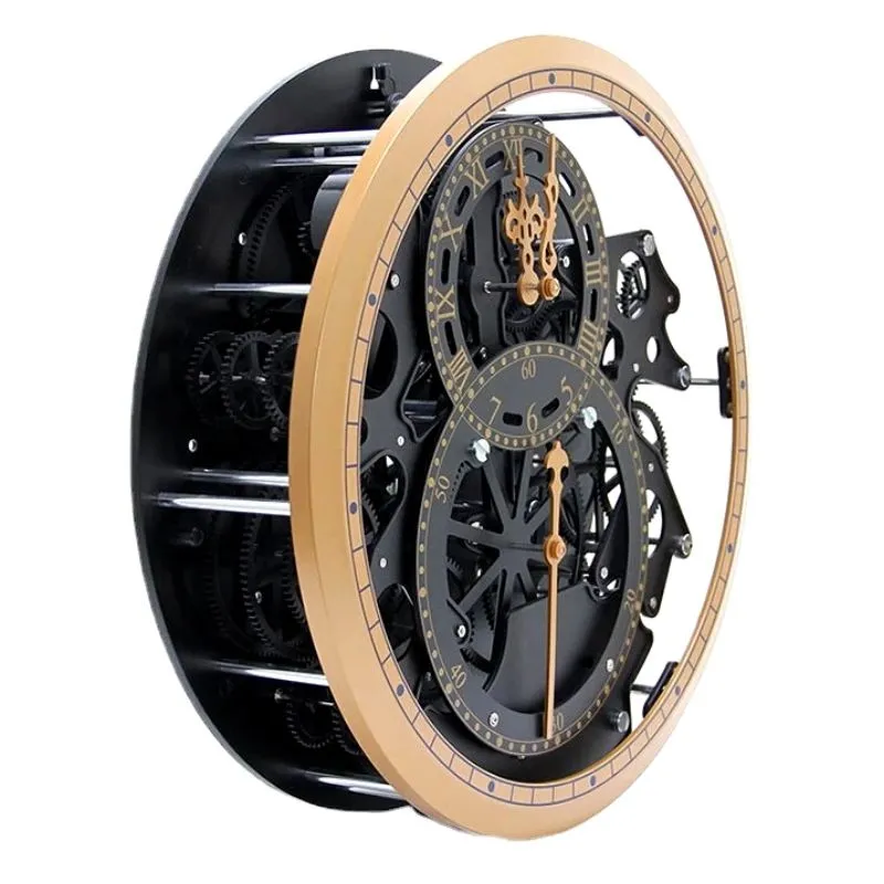 Horloge Steampunk Engrenage Tournant