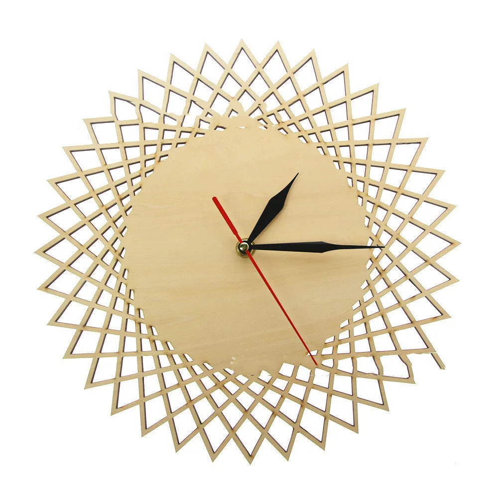 Horloge Vintage Graphique Abstraite