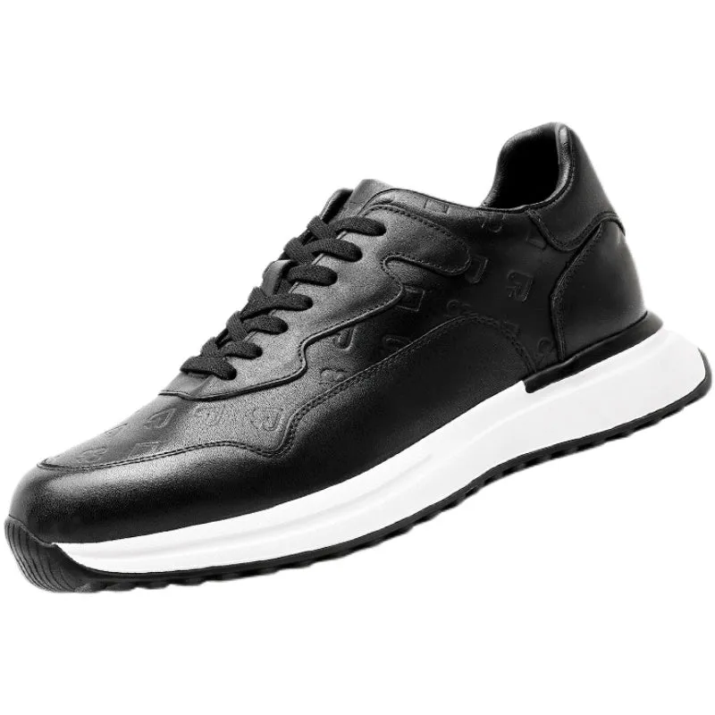 Importé - Chaussure Sport Homme Baskets Rétro En Cuir Verni