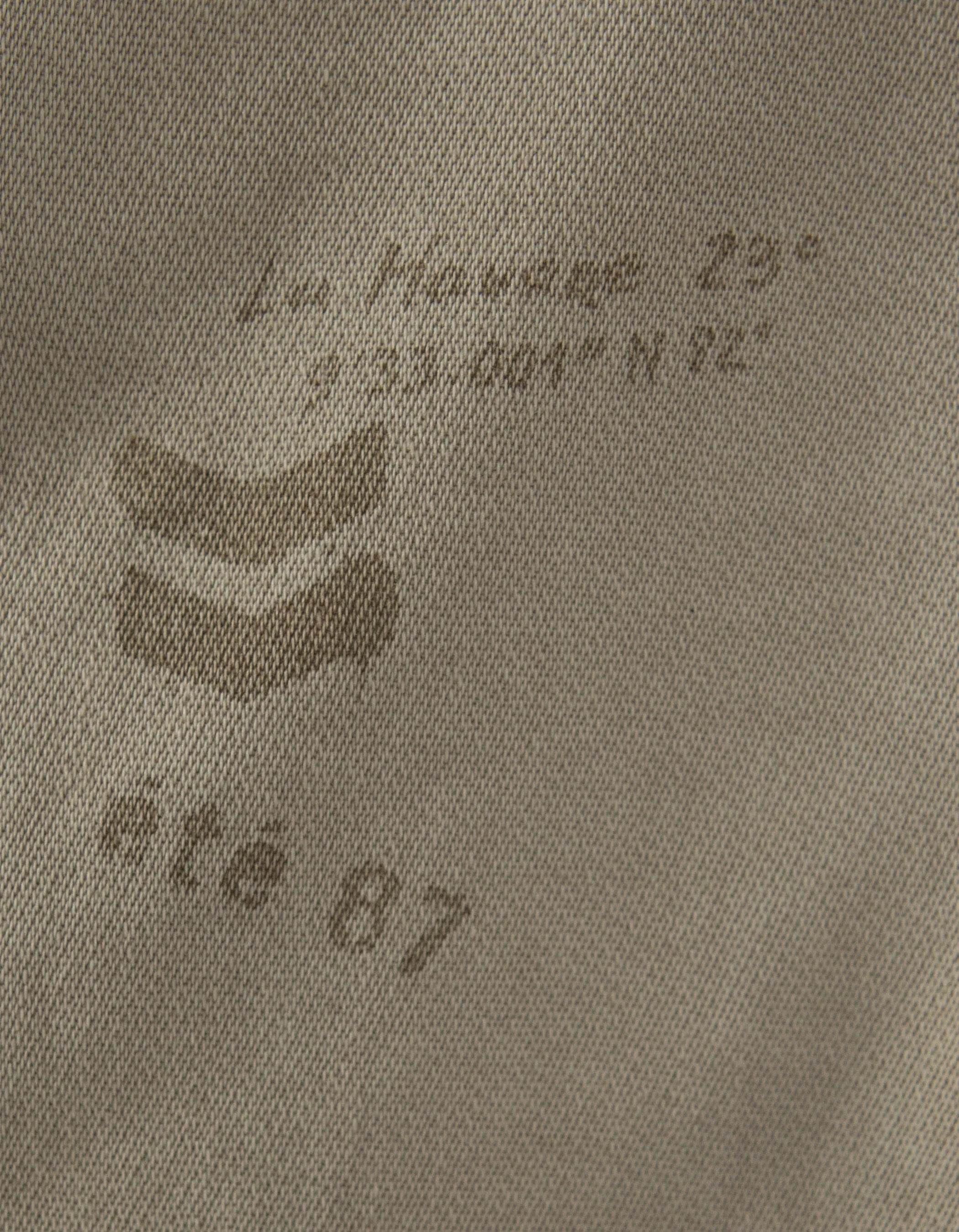 Jean beige print army bébé garçon