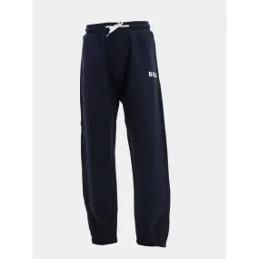 Jogging uni logo cargot bleu marine garçon - Boss | wimod