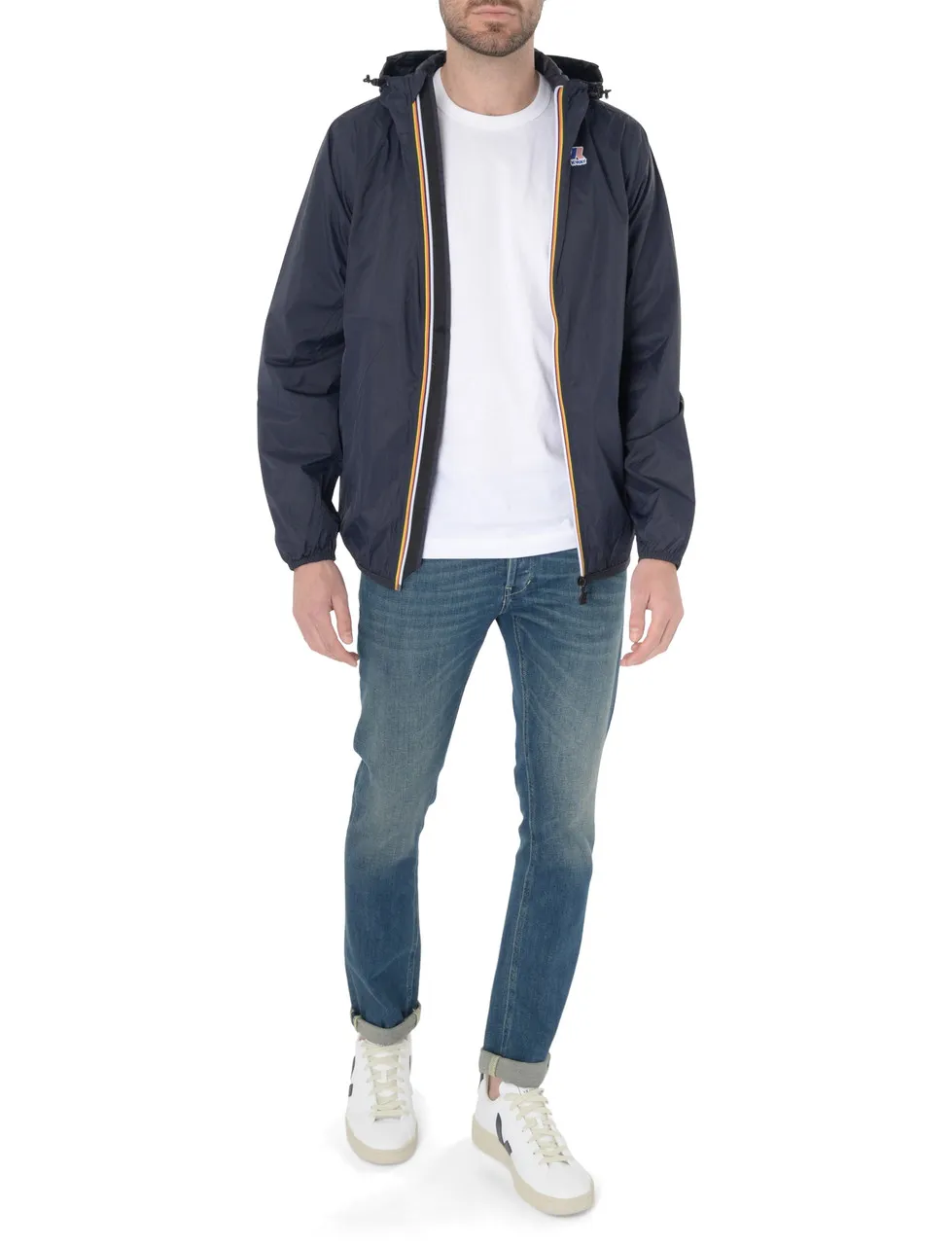 K-Way Veste imperméable Le Vrai 3.0 bleu