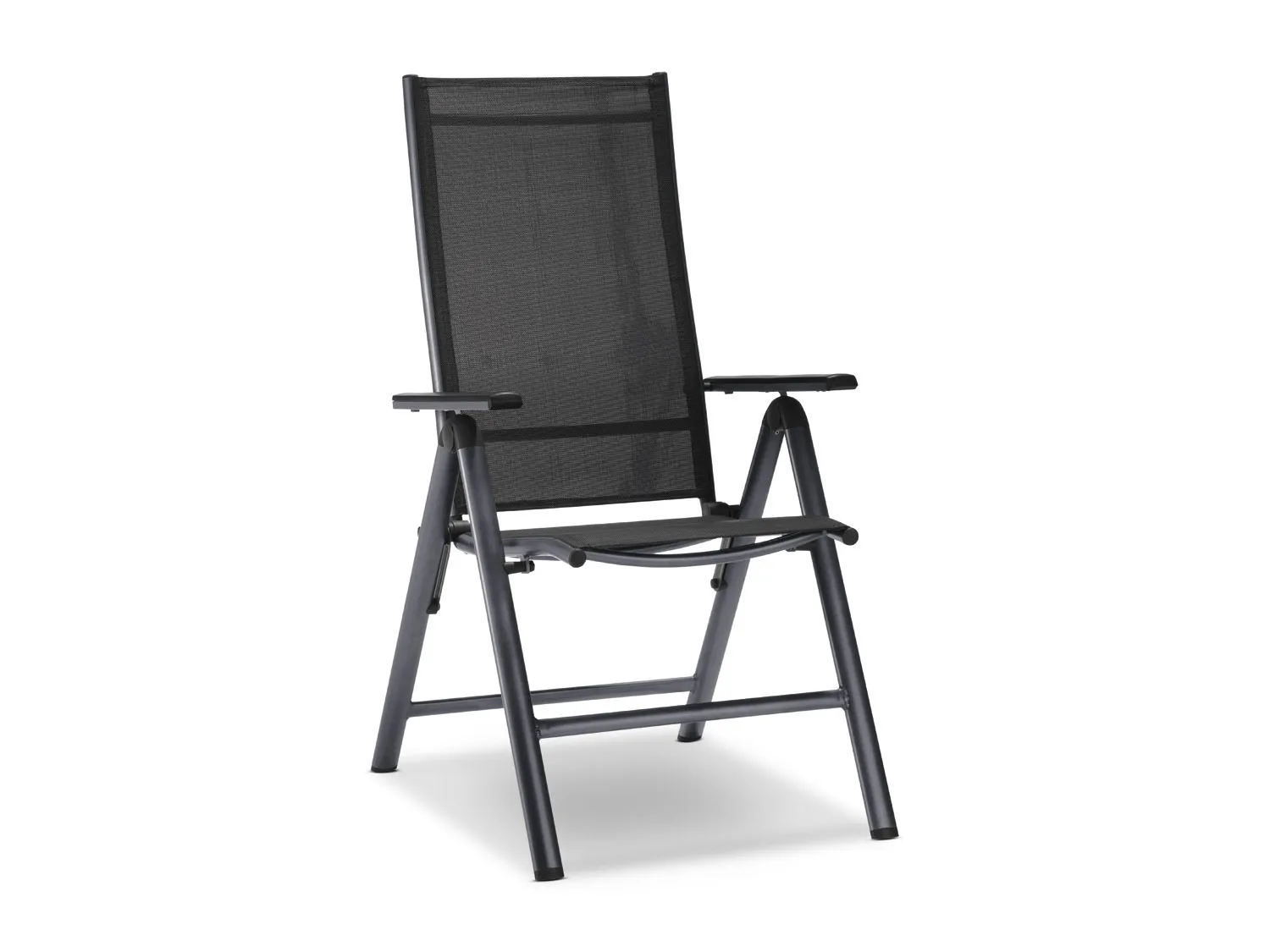 LIVARNO home Set de table de jardin + 6 fauteuils Houston en aluminium, noir