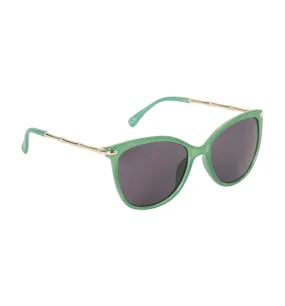 Lunettes de soleil papillon - Vert