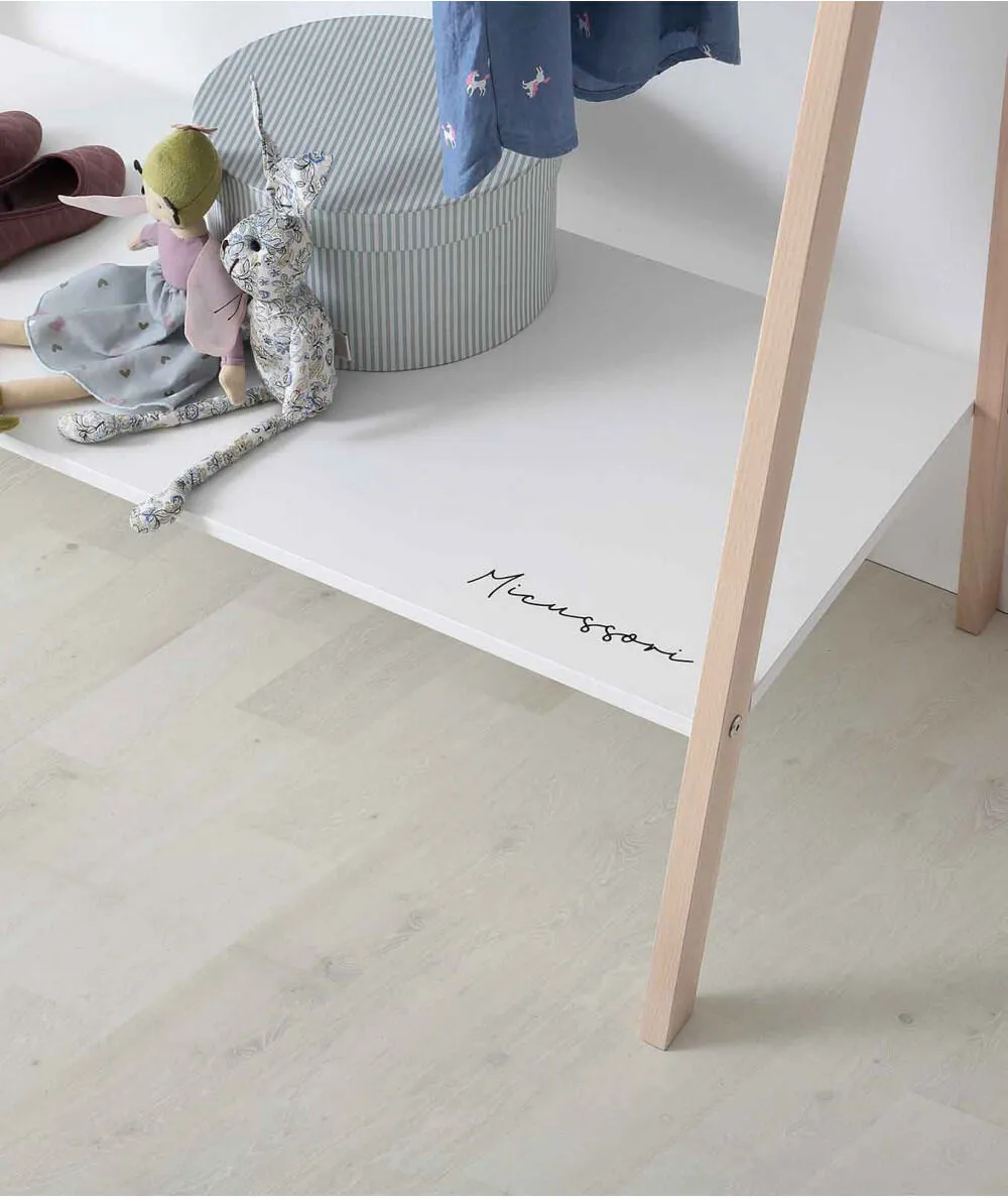 Micuna : Portant enfant Montessori " Micussori " Blanc/Waterwood