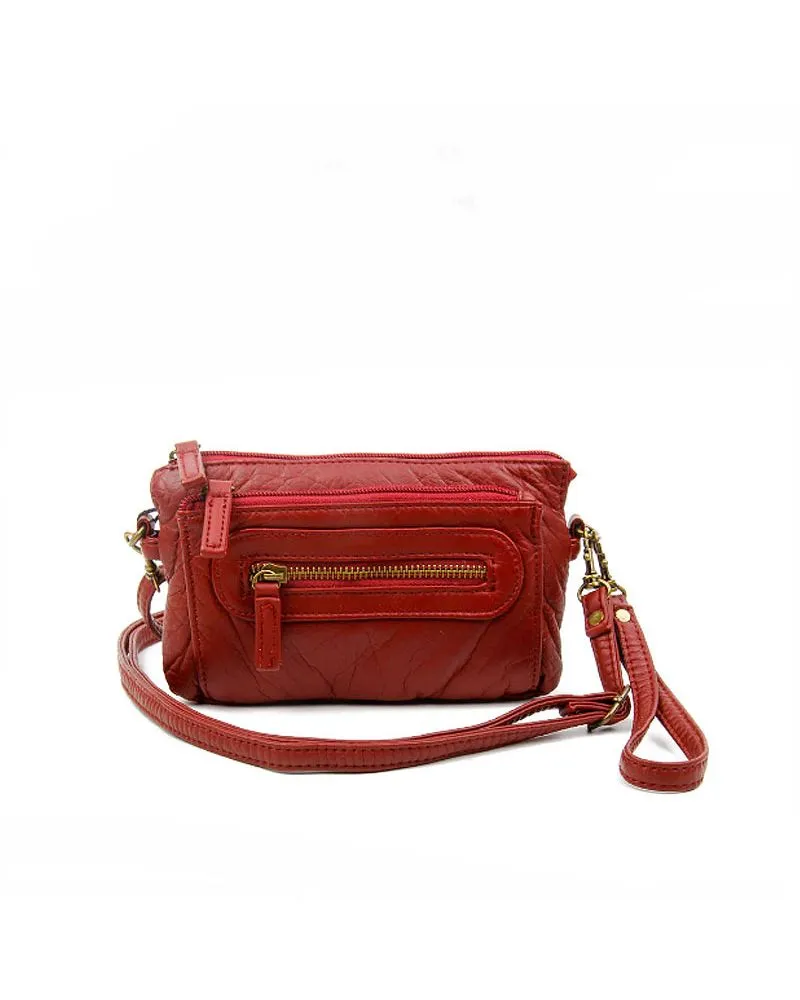 Mini Sac Burgundy |Cuir Vegan| Zosha Collection