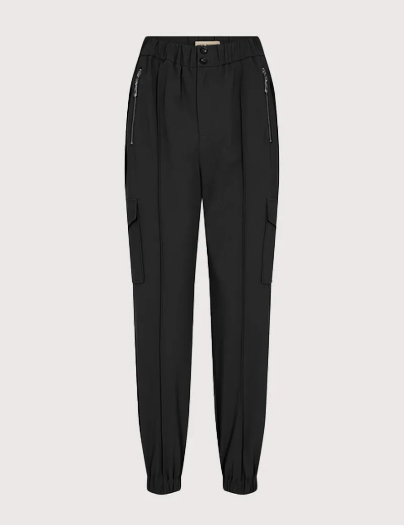Mos Mosh - Pantalon Femme Pammy Izzy Noir