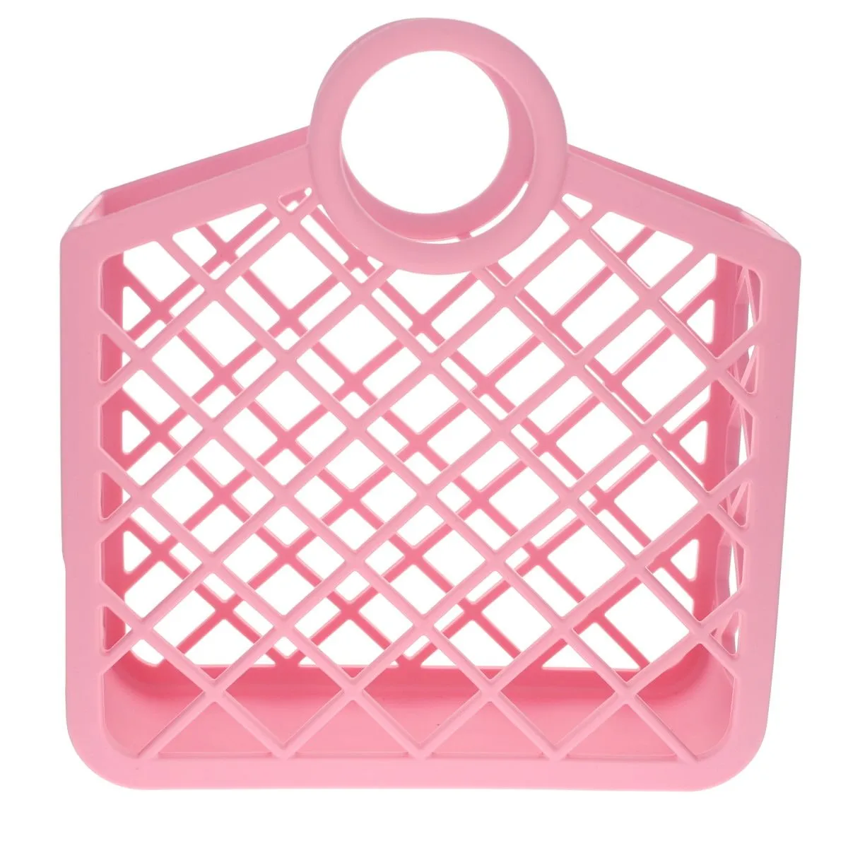 Panier rétro en silicone rose pastel Roodoudou - Le petit Souk