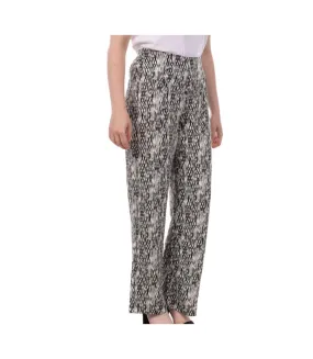 Pantalon Ample Blanc Imprimé Femme Vero Moda Easy