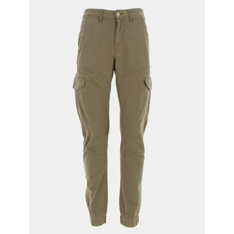 Pantalon cargo alban kaki homme - Le Temps Des Cerises | wimod