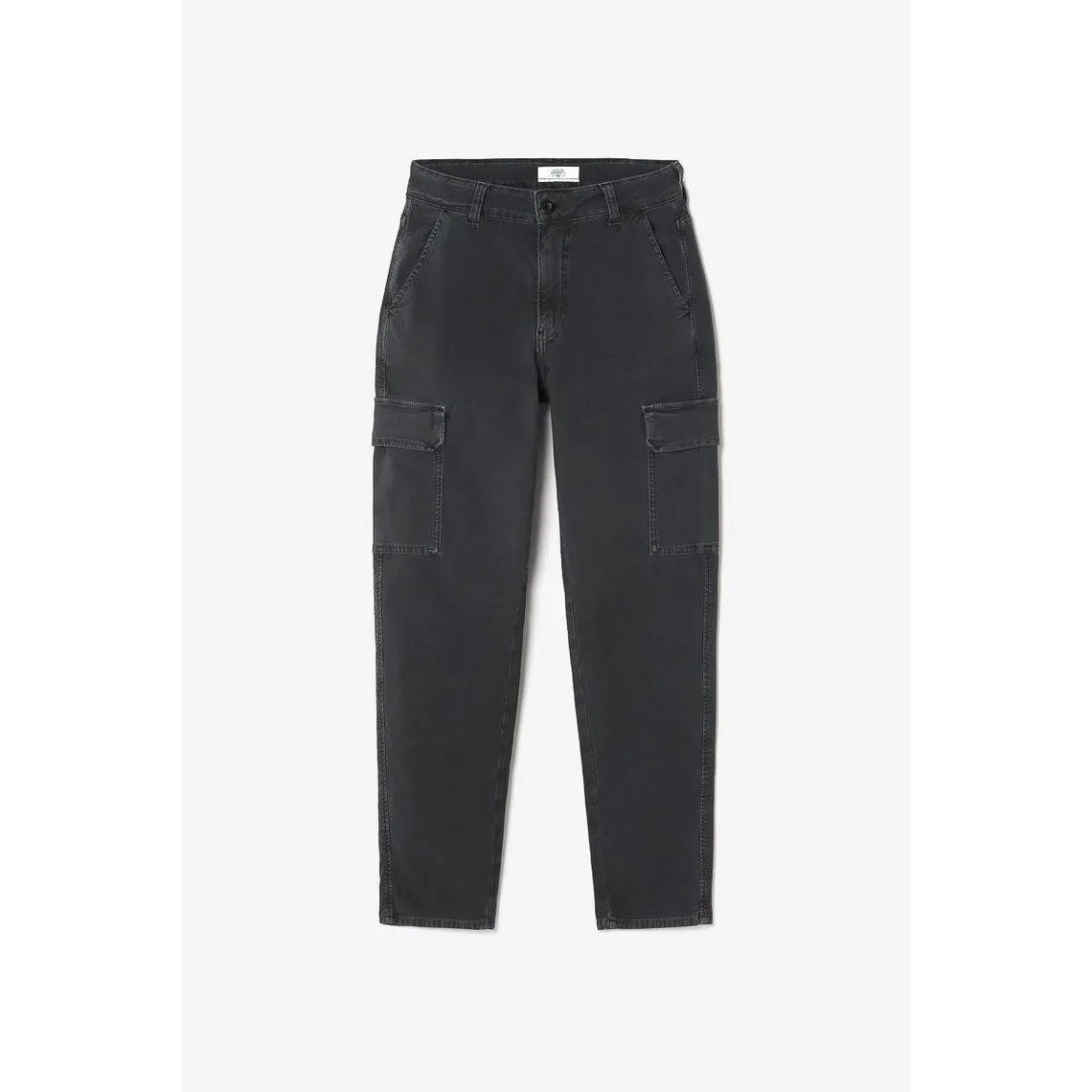 Pantalon cargo CASTELLA noir en coton | 3 Suisses